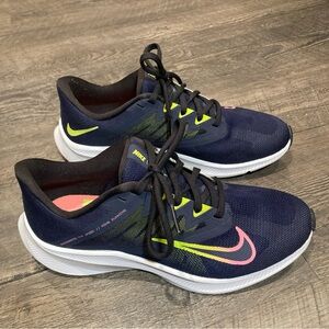 Size 7.5 - Nike Quest 3 Blackened Blue Sunset Pulse W